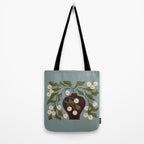 Unruly Bouquet Drawing Tote Bag Gallery Image 2