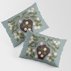 Unruly Bouquet Drawing Pillow Sham Gallery Image 3