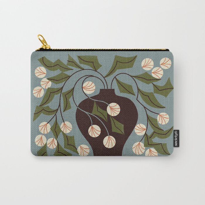 Unruly Bouquet Drawing Carry All Pouch Gallery Image 1