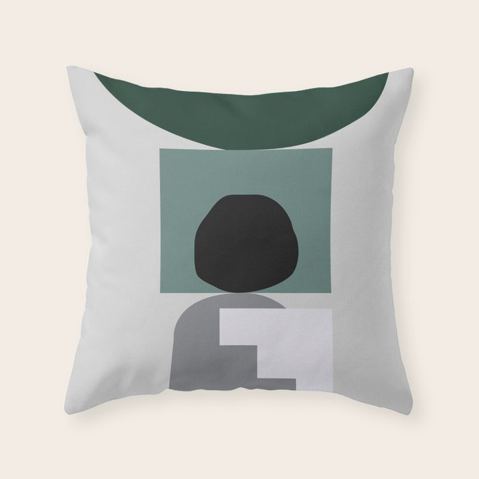 Shape study #3 - Stackable Collection Throw Pillow Gallery Image 1