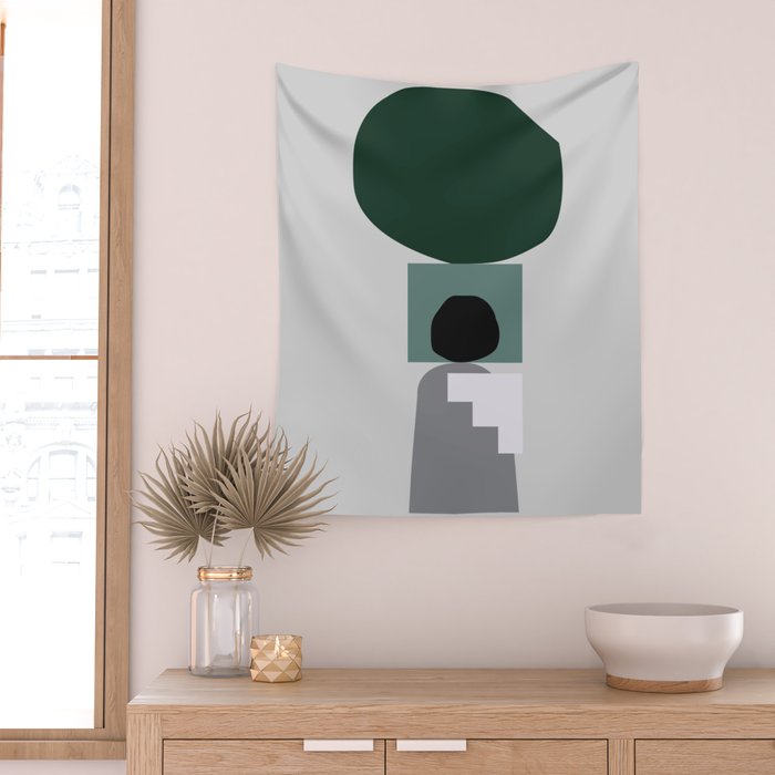Shape study #3 - Stackable Collection Wall Tapestry Gallery Image 2