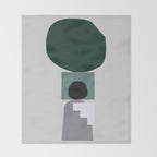 Shape study #3 - Stackable Collection Throw Blanket Gallery Image 2