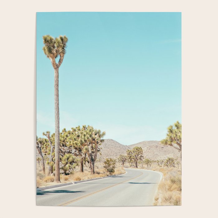 Desert Road, Joshua Tree Landscape Photography Poster Gallery Image 4