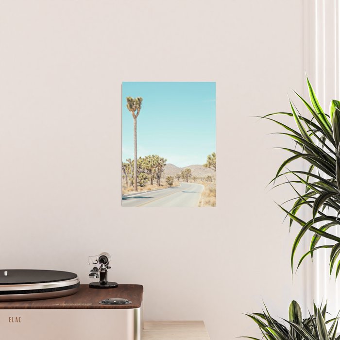 Desert Road, Joshua Tree Landscape Photography Poster Gallery Image 2