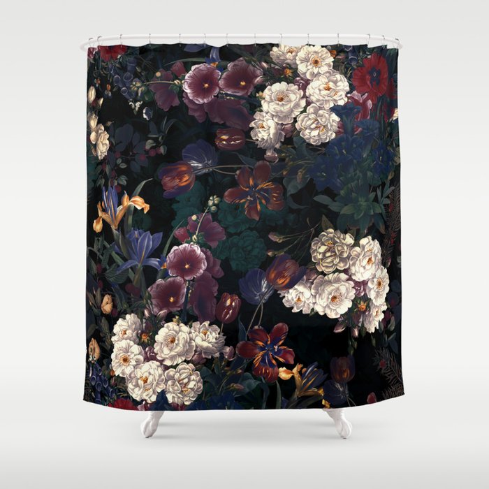 Summer is Coming  IX- Night Shower Curtain Gallery Image 1