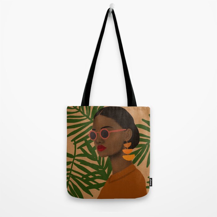 girl in shades Tote Bag Gallery Image 2