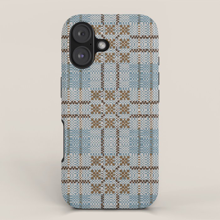 Overshot Floral Blue iPhone Case Gallery Image 1