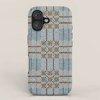 Overshot Floral Blue iPhone Case Gallery Image 1