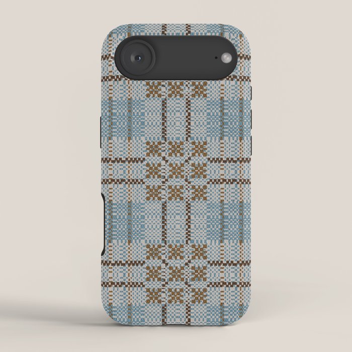 Overshot Floral Blue iPhone Case Gallery Image 2