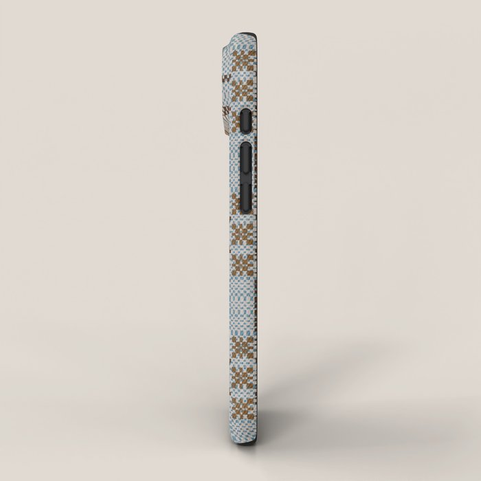 Overshot Floral Blue iPhone Case Gallery Image 2
