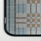 Overshot Floral Blue Laptop Sleeve Gallery Image 3