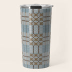 Overshot Floral Blue Travel Mug Gallery Image 1