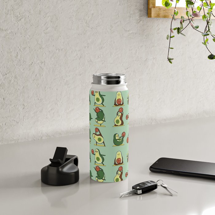Avocado Yoga With The Seed Water Bottle Gallery Image 4