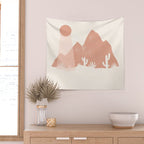sonoran shapes Wall Tapestry Gallery Image 2