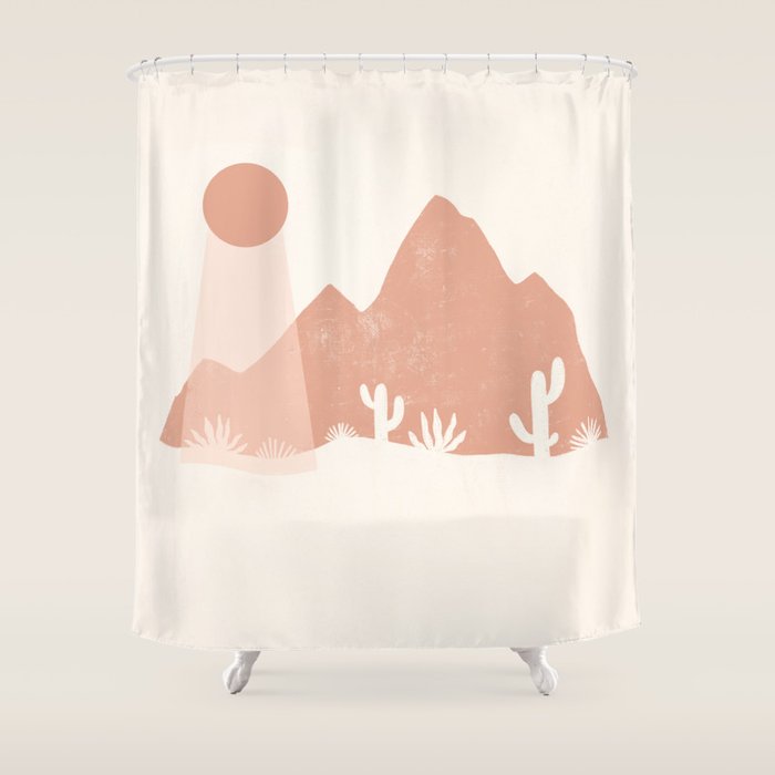 sonoran shapes Shower Curtain Gallery Image 1