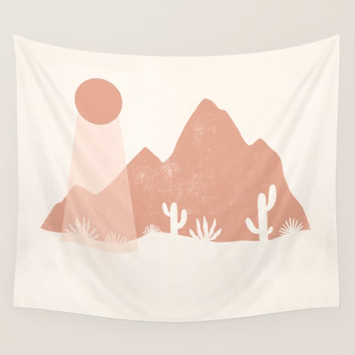 sonoran shapes Wall Tapestry Gallery Image 4