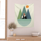 Panda Journey Wall Tapestry Gallery Image 2