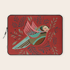Peace Bird - Red Laptop Sleeve Gallery Image 1