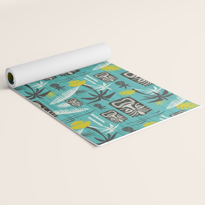 Island Tiki Aqua Yoga Mat Gallery Image 2