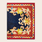 Antique Tibetan Saddle Rug Print Notebook Gallery Image 4