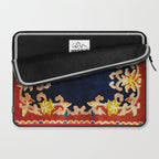 Antique Tibetan Saddle Rug Print Laptop Sleeve Gallery Image 2