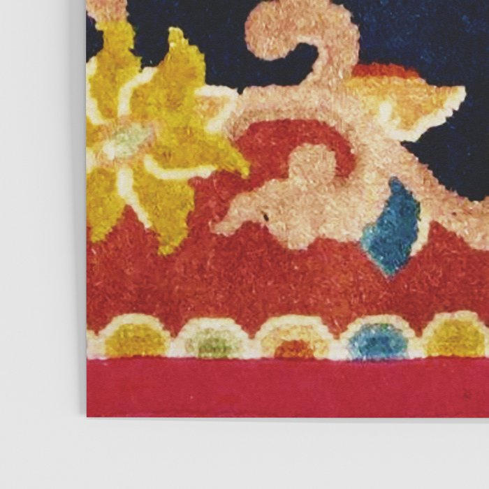 Antique Tibetan Saddle Rug Print Poster Gallery Image 3