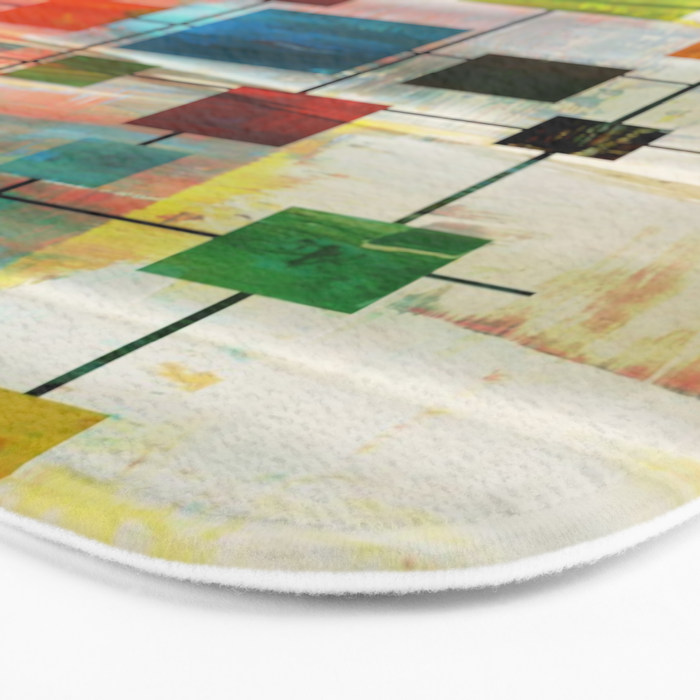 Mid-Century Modern Art 1.3 -  Graffiti Style Bath Mat Gallery Image 3