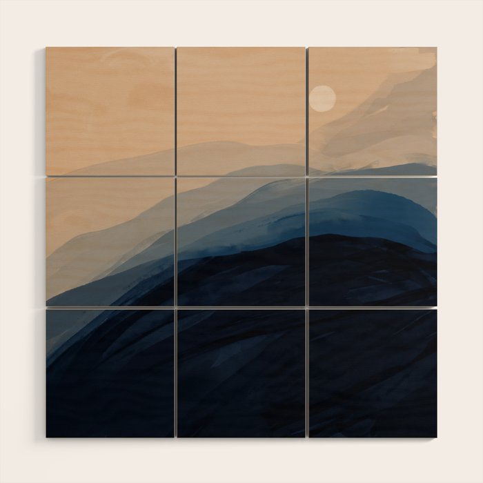Moonlight View Wood Wall Art Gallery Image 1