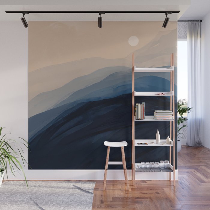 Moonlight View Wall Mural Gallery Image 1