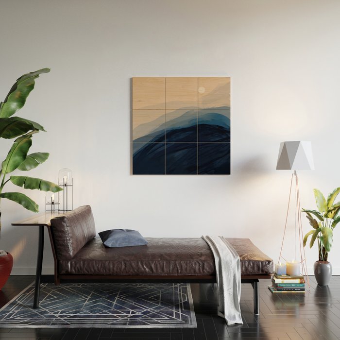 Moonlight View Wood Wall Art Gallery Image 2