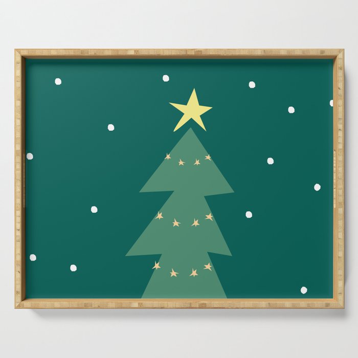 Christmas tree Serving Tray Gallery Image 1