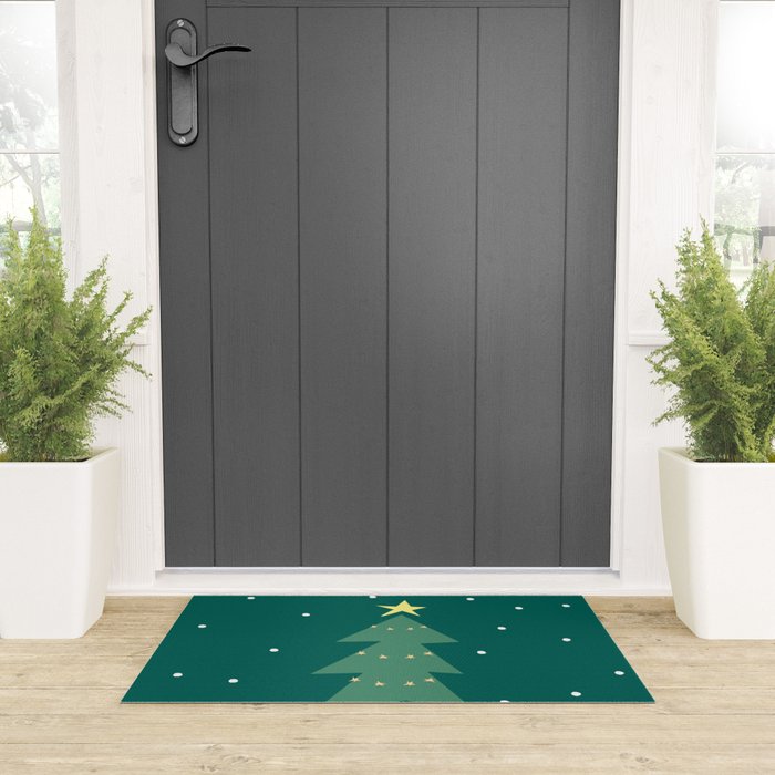 Christmas tree Welcome Mat Gallery Image 3