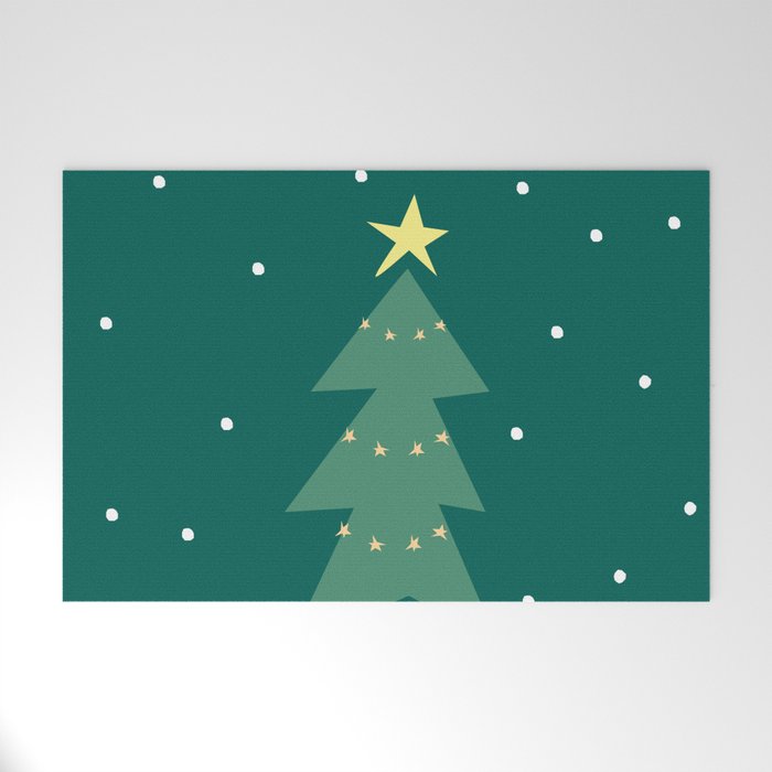 Christmas tree Welcome Mat Gallery Image 1