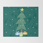 Christmas tree Throw Blanket Gallery Image 2