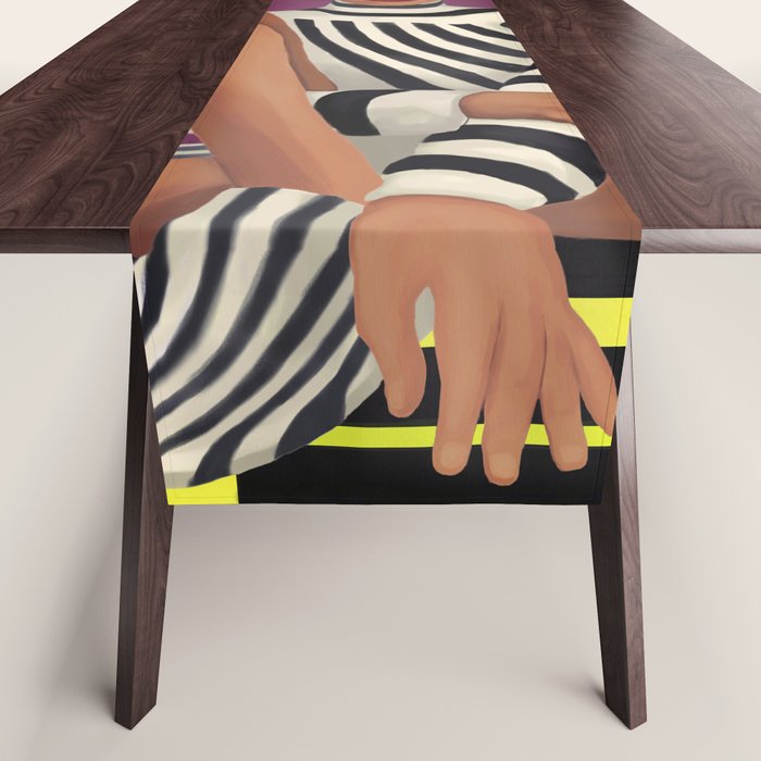 Stripes in Stillness Table Runner Gallery Image 1