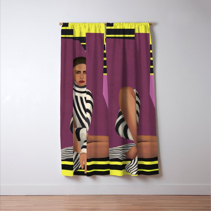Stripes in Stillness Window Curtain Gallery Image 3
