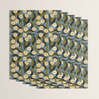 Blue Floral Wrapping Paper Gallery Image 3