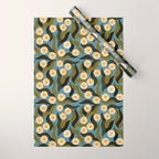 Blue Floral Wrapping Paper Gallery Image 1