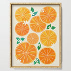 Orange Slices With Blossoms Serving Tray Gallery Image 1