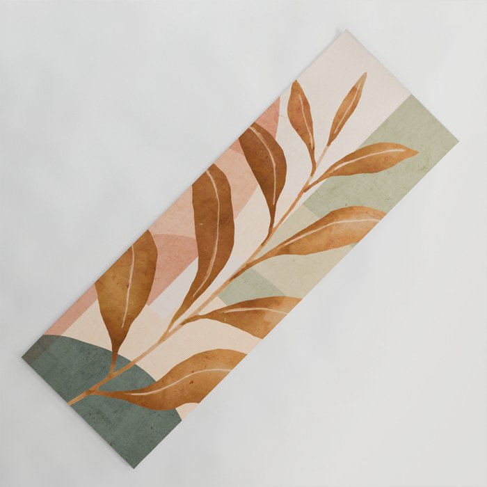Tropical Leaf- Abstract Art 25 Yoga Mat Gallery Image 1