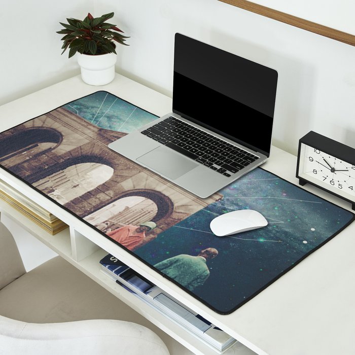 We met as Time Travellers Desk Mat Gallery Image 2