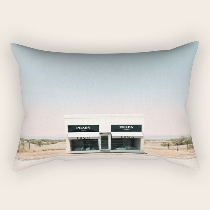 Fashion House Marfa Texas Rectangular Pillow Gallery Image 2
