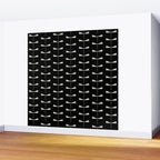 Dragonfly Pattern VII Black Wall Mural Gallery Image 2