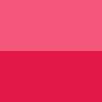 Simple Minimalist Color Block Design in Bold Bright Red and Pink Rose, Minimal Scandinavian Stripes Coffee Mug Gallery Image 2