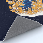 Shiba Inu The Great Wave in Night Rug Gallery Image 4