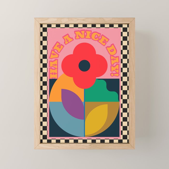 Have A Nice Day 2 Mini Art Print Gallery Image 1