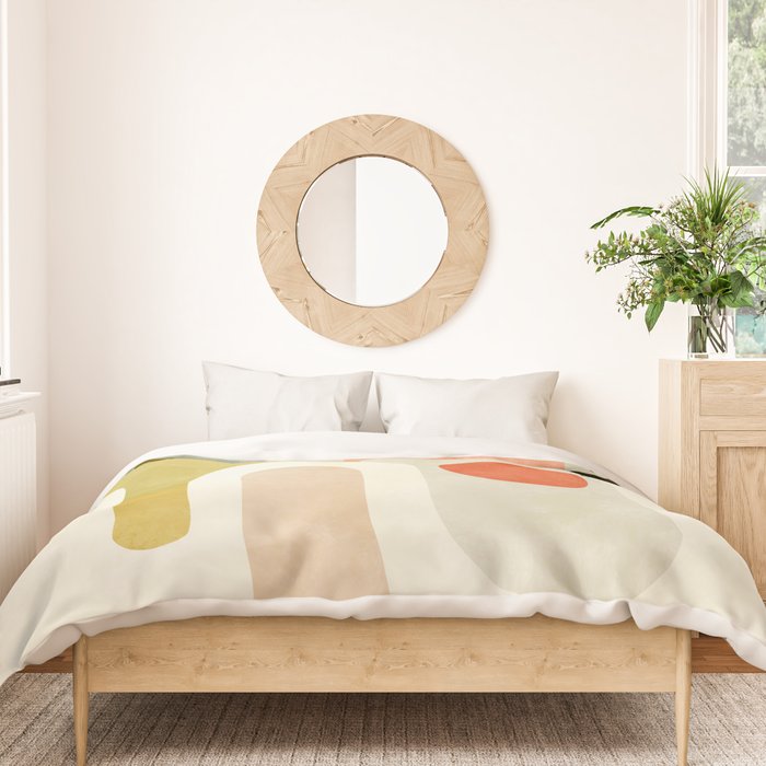 geometry abstract pastel Duvet Cover Gallery Image 3