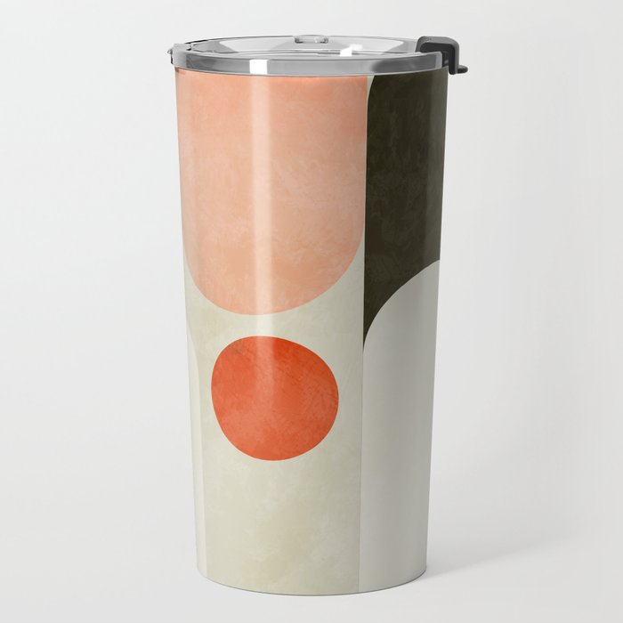 geometry abstract pastel Travel Mug Gallery Image 2