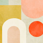 geometry abstract pastel Coffee Mug Gallery Image 2