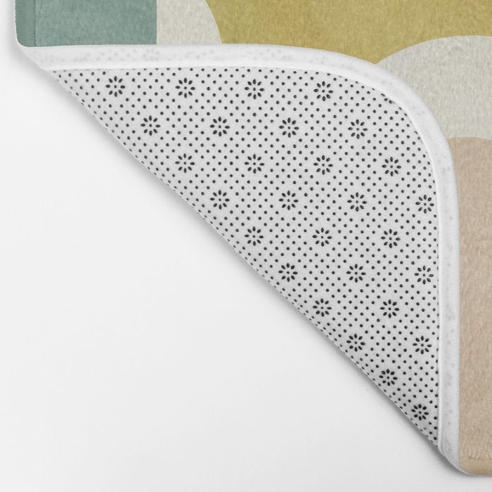 geometry abstract pastel Bath Mat Gallery Image 2